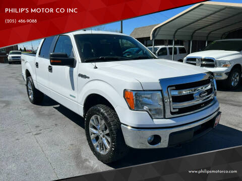 2013 Ford F-150 for sale at PHILIP'S MOTOR CO INC in Haleyville AL