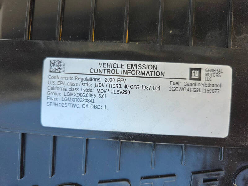 2020 Chevrolet Express 2500