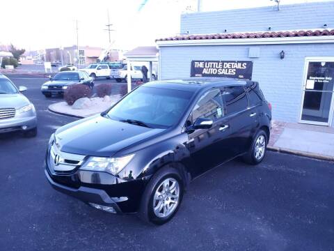 2008 Acura MDX for sale at The Little Details Auto Sales in Reno NV