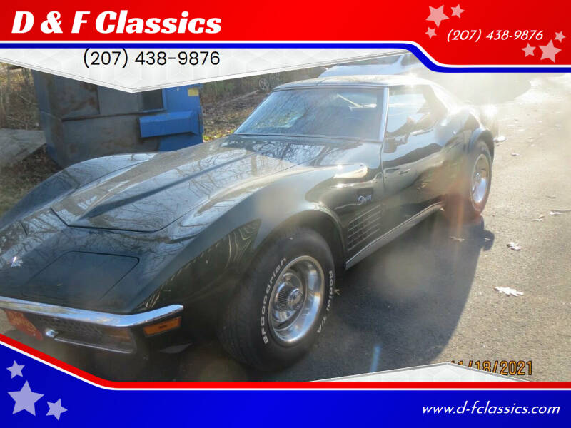 1972 Chevrolet Corvette for sale at D & F Classics in Eliot ME