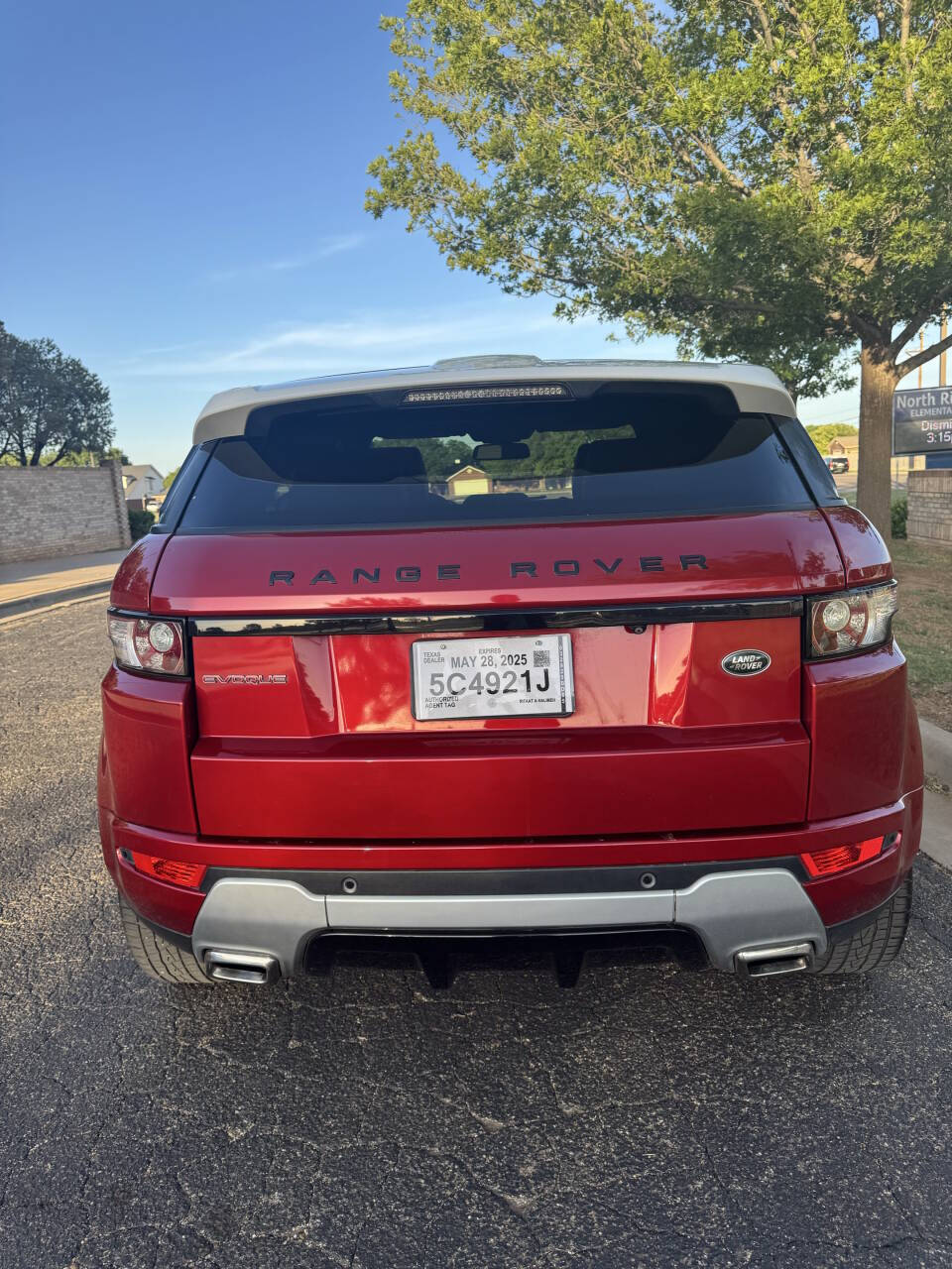 Red 2014 Land Rover Range Rover Evoque Dynamic AWD Dynamic 4dr SUV 1