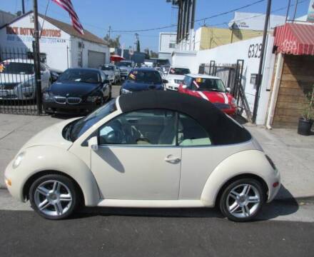 2005 Volkswagen New Beetle Convertible for sale at Rock Bottom Motors in North Hollywood CA
