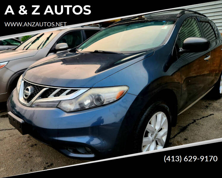 2012 Nissan Murano for sale at A & Z AUTOS in Westfield MA