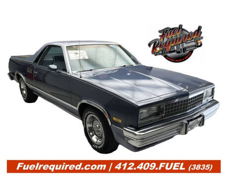 1984 Chevrolet El Camino for sale at Fuel Required in Mcdonald PA