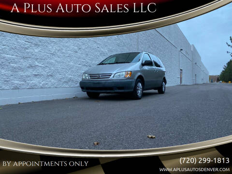 2001 Toyota Sienna for sale at A Plus Auto Sales LLC in Denver CO