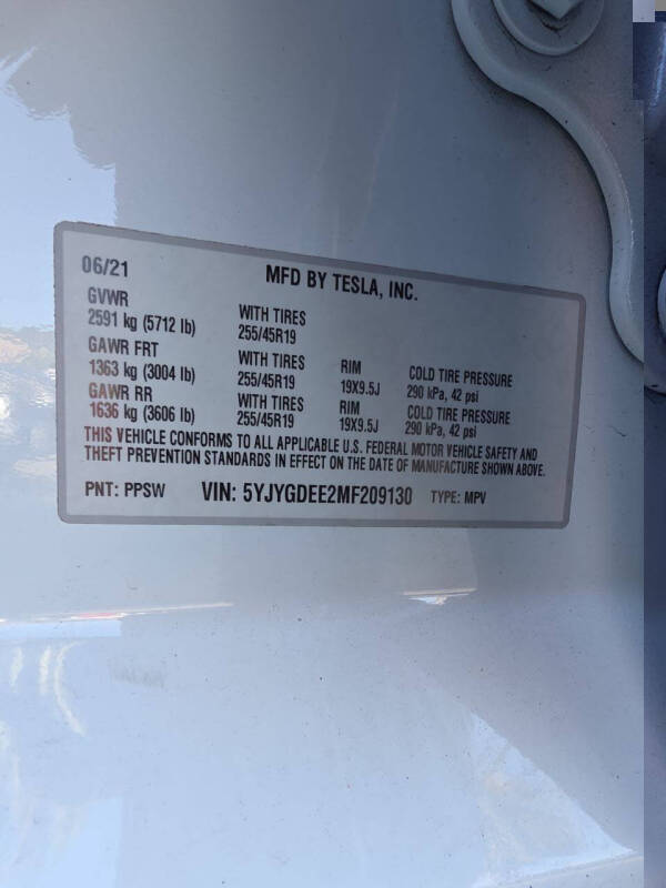 2021 Tesla Model Y Long Range