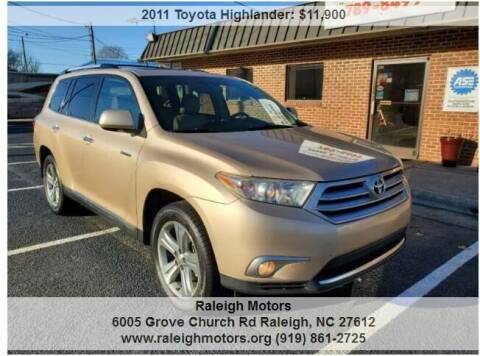 2011 Toyota Highlander for sale at Raleigh Motors in Raleigh NC