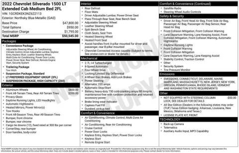 2022 Chevrolet Silverado 1500 LT