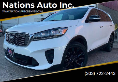 2020 Kia Sorento for sale at Nations Auto Inc. in Denver CO