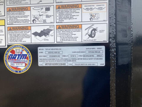 2026 Top Hat Trailers GNDPX140-16X83-14E-F