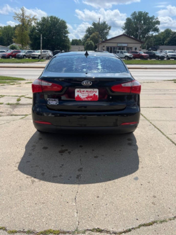 2014 Kia Forte for sale at M & M Motors in Des Moines, IA