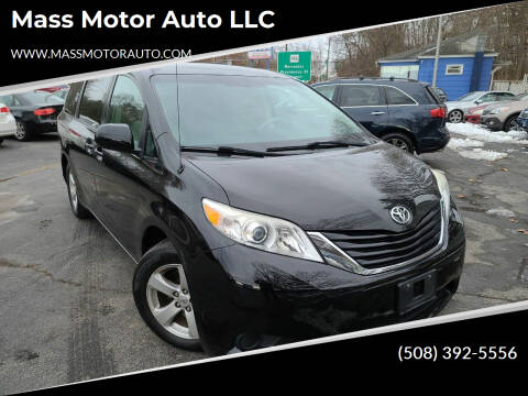 2013 Toyota Sienna for sale at Mass Motor Auto LLC in Millbury MA