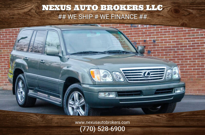 2006 Lexus LX 470 for sale at Nexus Auto Brokers LLC in Marietta GA