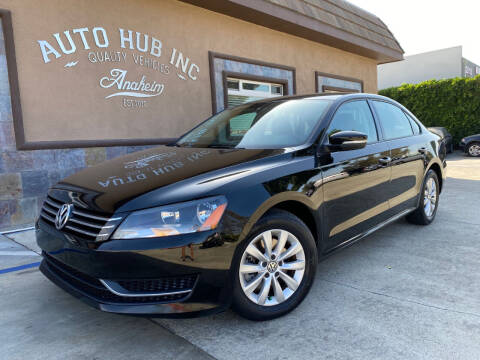 2013 Volkswagen Passat for sale at Auto Hub, Inc. in Anaheim CA