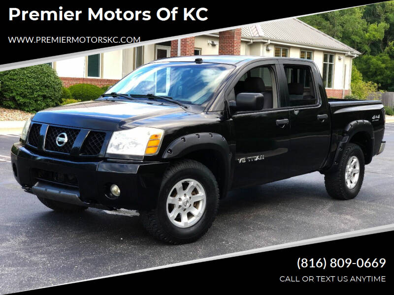 2005 Nissan Titan for sale at Premier Motors of KC in Kansas City MO