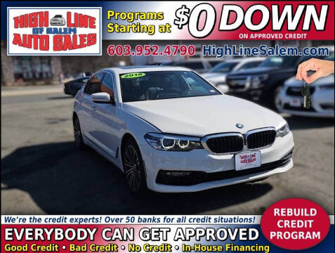 2018 BMW 5 Series for sale at High Line Auto Sales of Salem in Salem NH