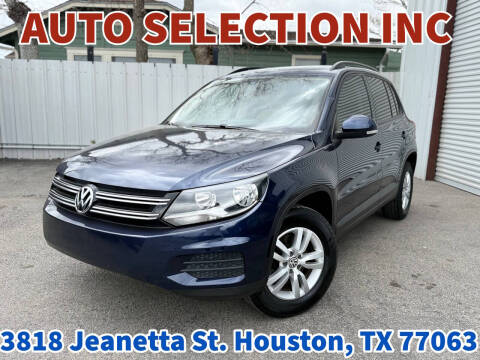 2016 Volkswagen Tiguan for sale at Auto Selection Inc. in Houston TX
