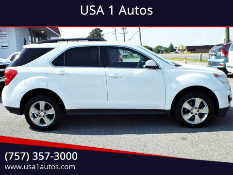 2013 Chevrolet Equinox for sale at USA 1 Autos in Smithfield VA