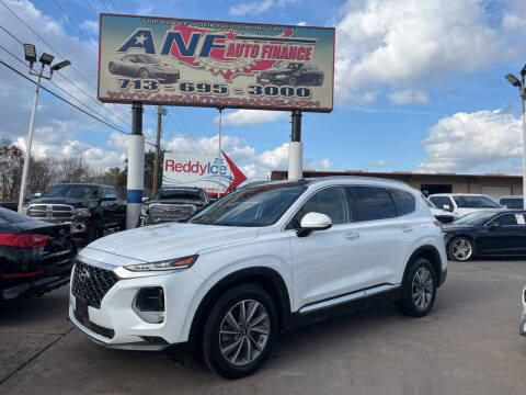 2020 Hyundai Santa Fe for sale at ANF AUTO FINANCE in Houston TX