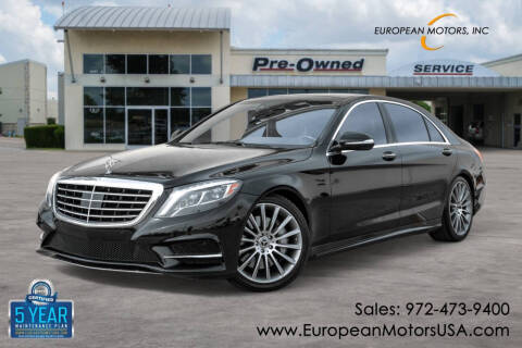 2016 Mercedes-Benz S-Class for sale at European Motors Inc in Plano TX