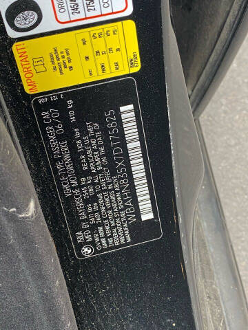 2007 BMW 7 Series 750Li