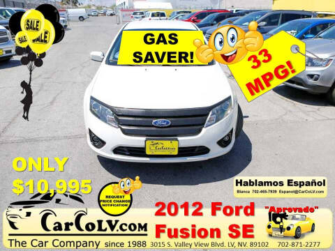 2012 Ford Fusion for sale at The Car Company in Las Vegas NV