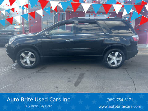 2011 GMC Acadia for sale at Auto Brite Used Cars Inc in Saginaw MI