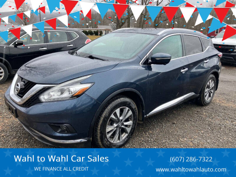 2015 Nissan Murano for sale at Wahl to Wahl Car Sales in Cooperstown NY
