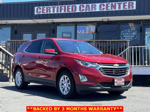 2018 Chevrolet Equinox for sale at CERTIFIED CAR CENTER in Fairfax VA