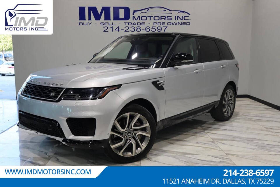 2019 Land Rover Range Rover Sport for sale at IMD MOTORS, INC in Dallas, TX