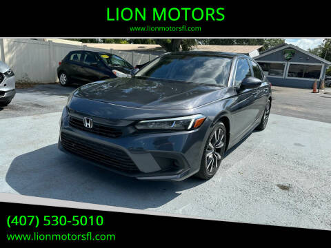 2022 Honda Civic for sale at LION MOTORS in Orlando FL