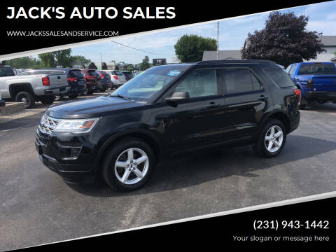 2018 Ford Explorer for sale at JACK'S AUTO SALES in Traverse City MI