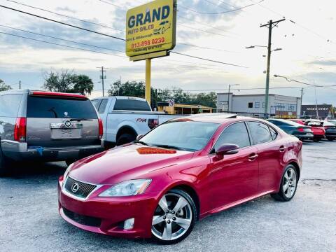 2010 Lexus IS 250 for sale at Grand Auto Sales in Tampa FL