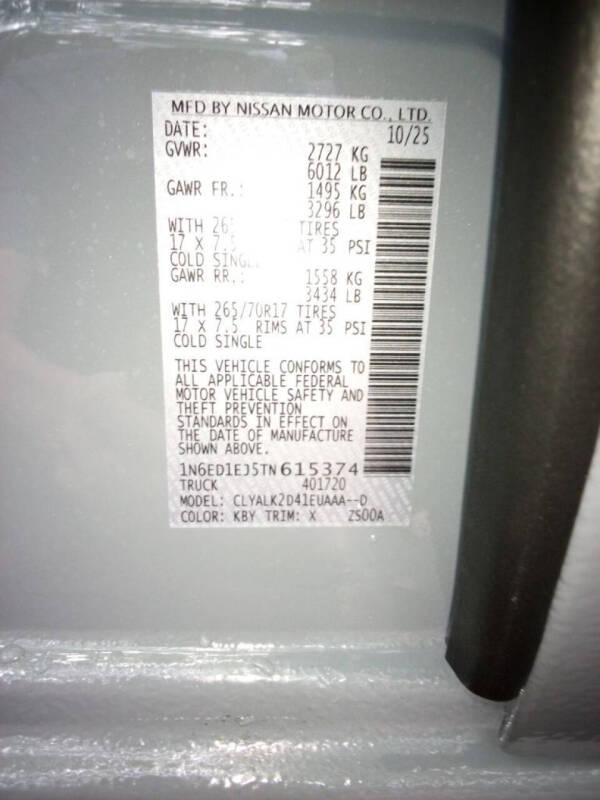 2026 Nissan Frontier PRO-X