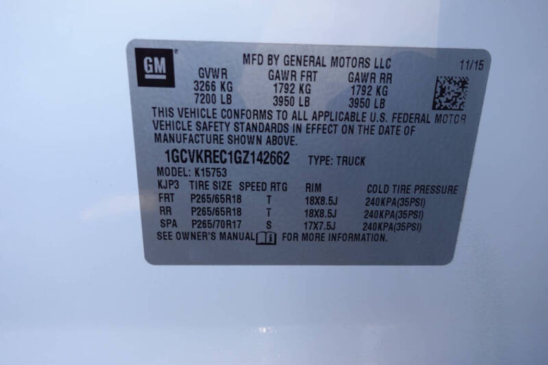 2016 Chevrolet Silverado 1500 LT