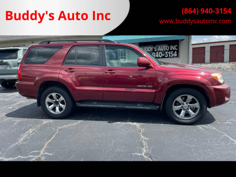 2007 Toyota 4Runner for sale at Buddy's Auto Inc 1 in Pendleton SC