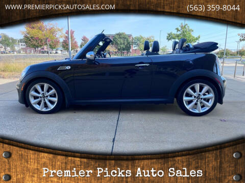 2014 MINI Convertible for sale at Premier Picks Auto Sales in Bettendorf IA