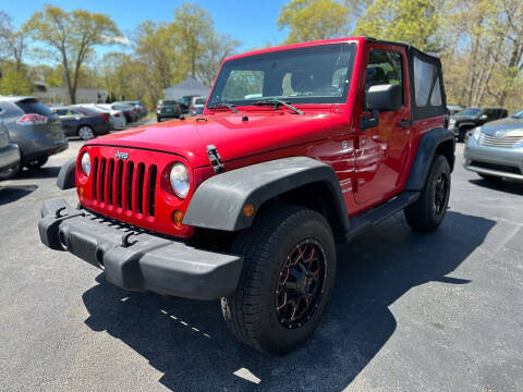 2012 Jeep Wrangler for sale at SOUTH SHORE AUTO GALLERY, INC. in Abington MA