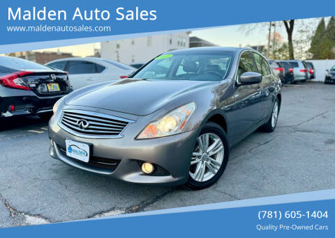 2010 Infiniti G37 Sedan for sale at Malden Auto Sales in Malden MA