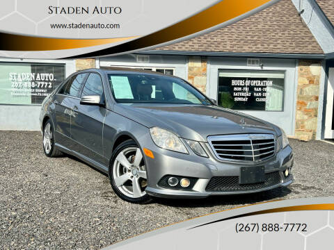 2010 Mercedes-Benz E-Class for sale at Staden Auto in Feasterville Trevose PA