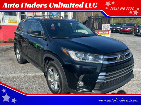 2018 Toyota Highlander for sale at Auto Finders Unlimited LLC in Vineland NJ