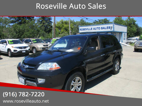 2002 Acura MDX for sale at Roseville Auto Sales in Roseville CA