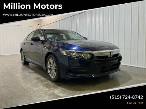 2018 Honda Accord for sale at Million Motors in Adel IA