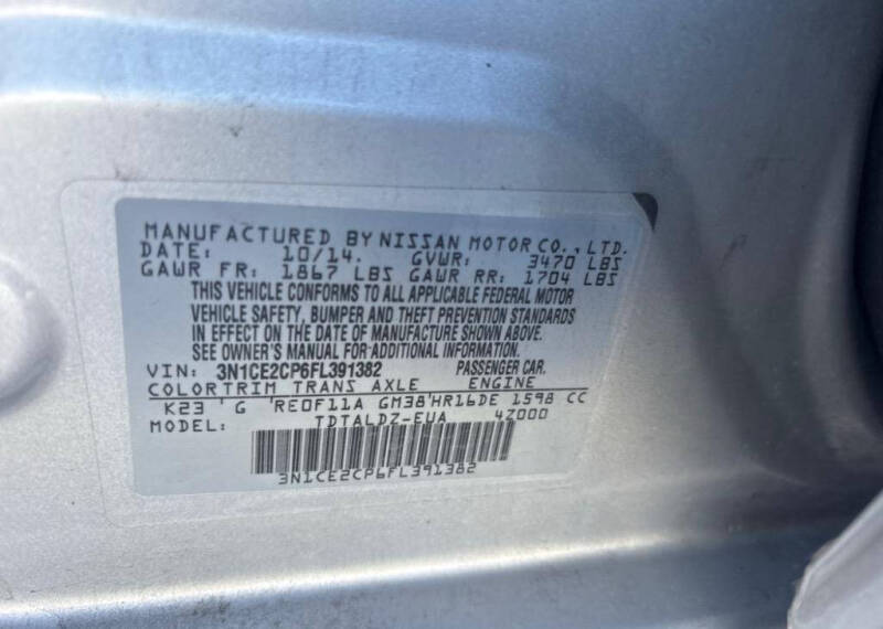 2015 Nissan Versa Note SV