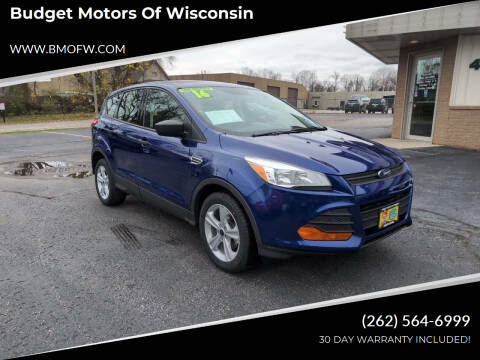 2016 Ford Escape for sale at Budget Motors of Wisconsin in Racine WI