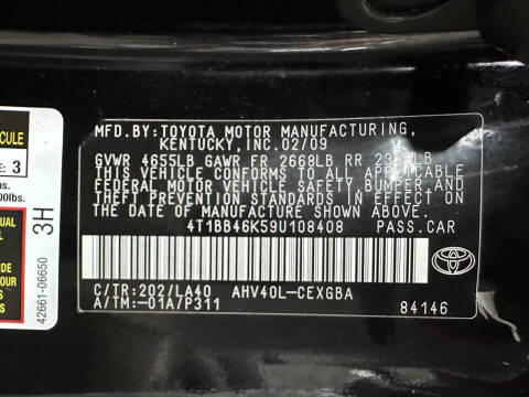 2009 Toyota Camry Hybrid