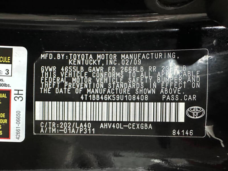2009 Toyota Camry Hybrid