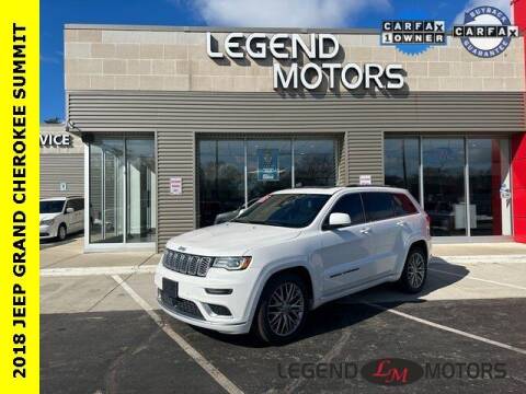 2018 Jeep Grand Cherokee for sale at Legend Motors of Waterford in Waterford MI