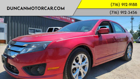 2012 Ford Fusion for sale at DuncanMotorcar.com in Buffalo NY