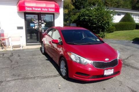 2014 Kia Forte for sale at Dave Franek Automotive in Wantage NJ